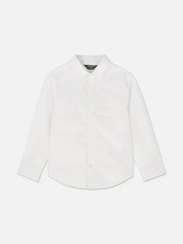 Younger Boy Long Sleeve Oxford Shirt