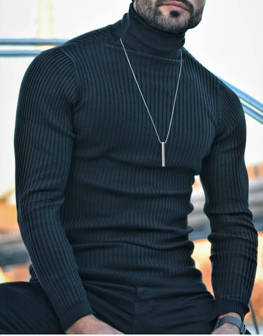 Everyday Slim Fit Refined Turtleneck Sweater
