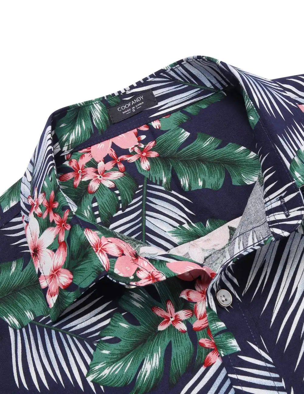 Cotton Linen Printed Button Front Shirt