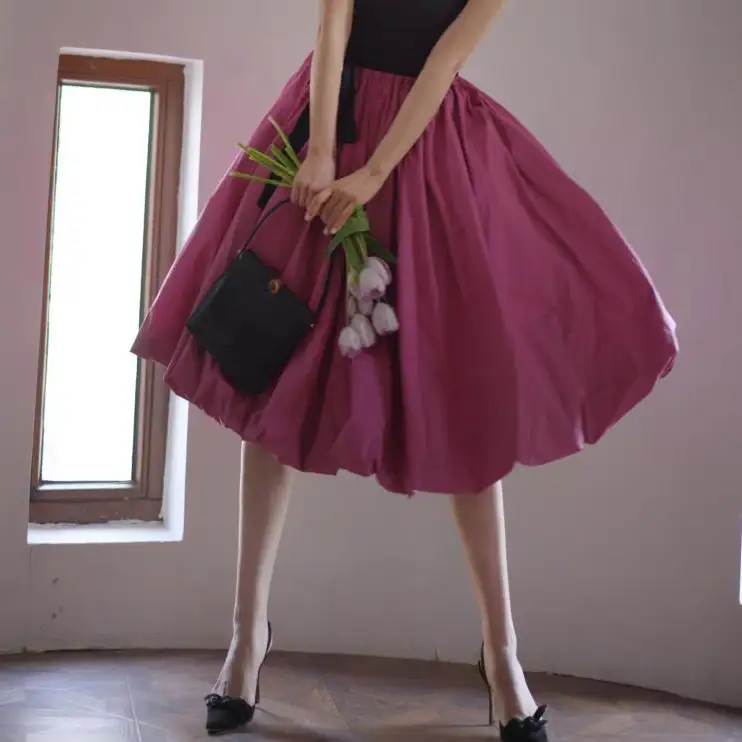 Polished Boutique Everyday Casual Cotton Skirt