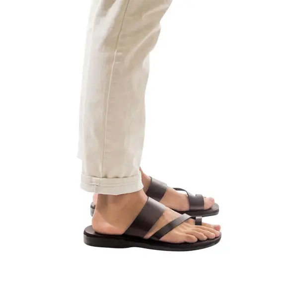 Leather Toe Ring Sandals