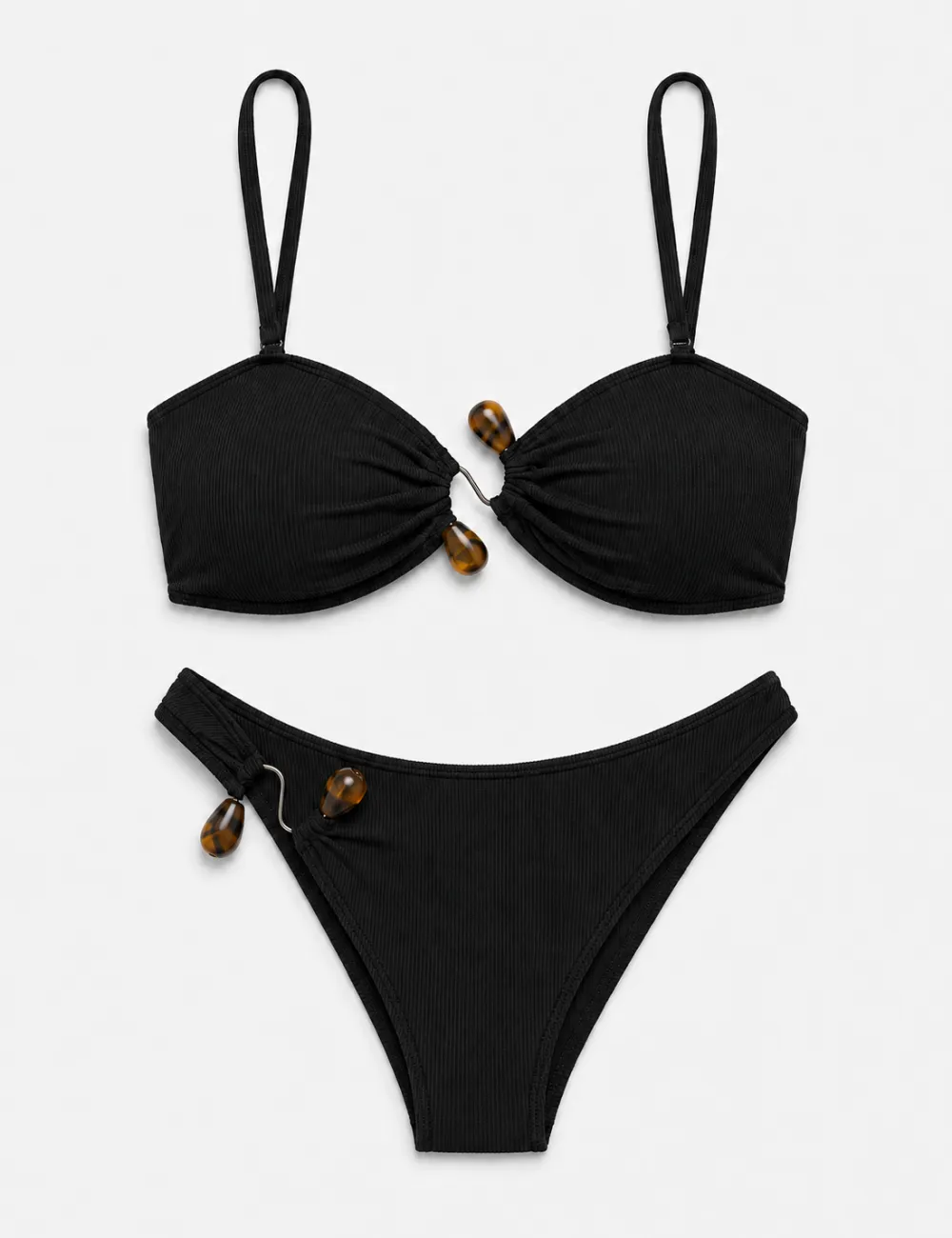Z Clip with Natural Stone Inspired Bikini Set