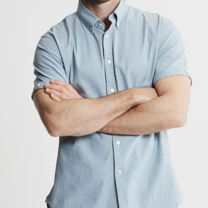 Short Sleeve Chambray Shirt