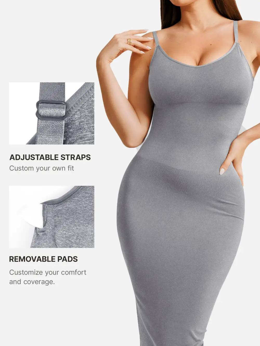 Smooth Design Shaping Dress