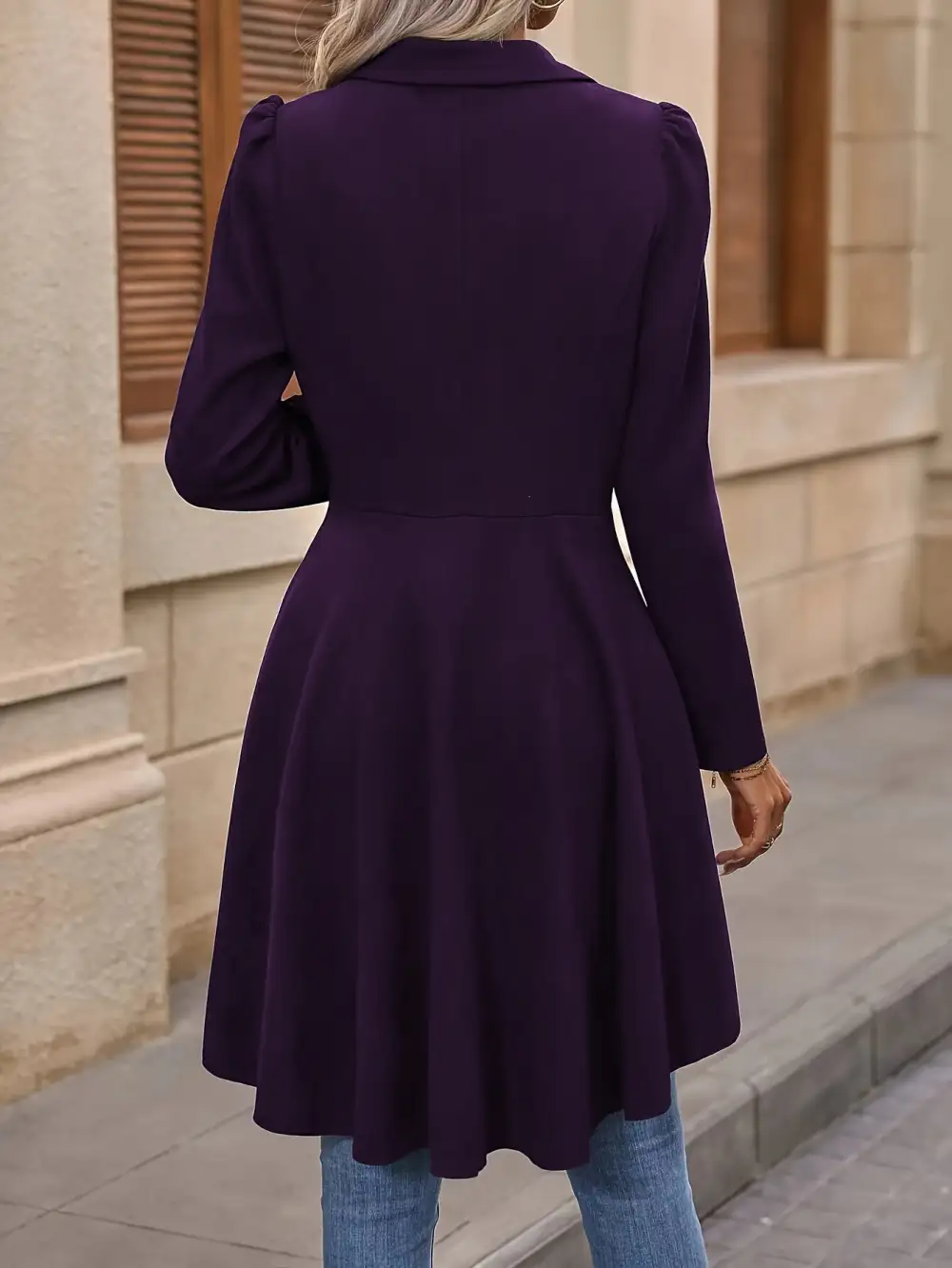 Flared Tailored Blazer