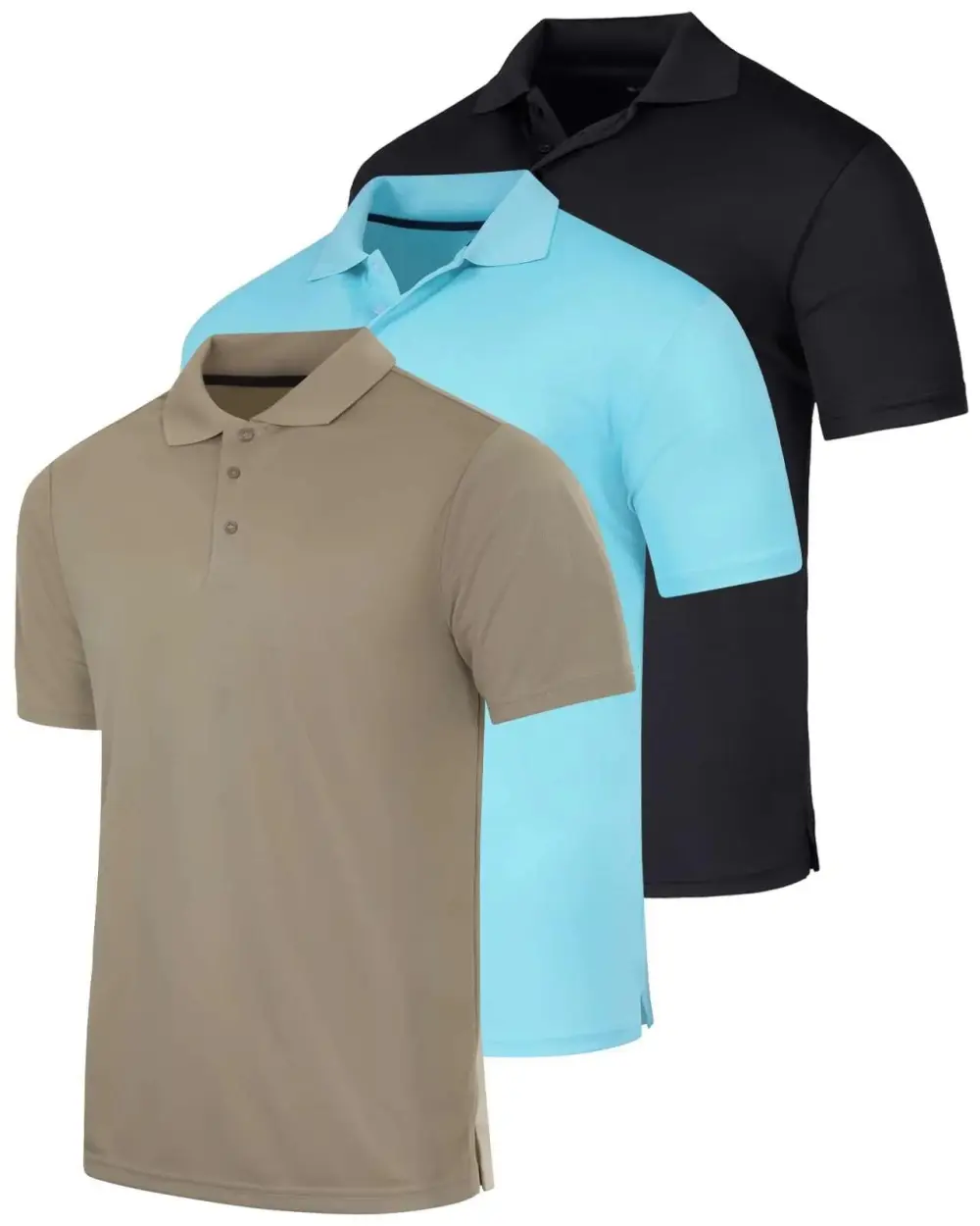 Men's Quick-Dry Short Sleeve Athletic Performance Polo Shirt (Available In Big & Tall)