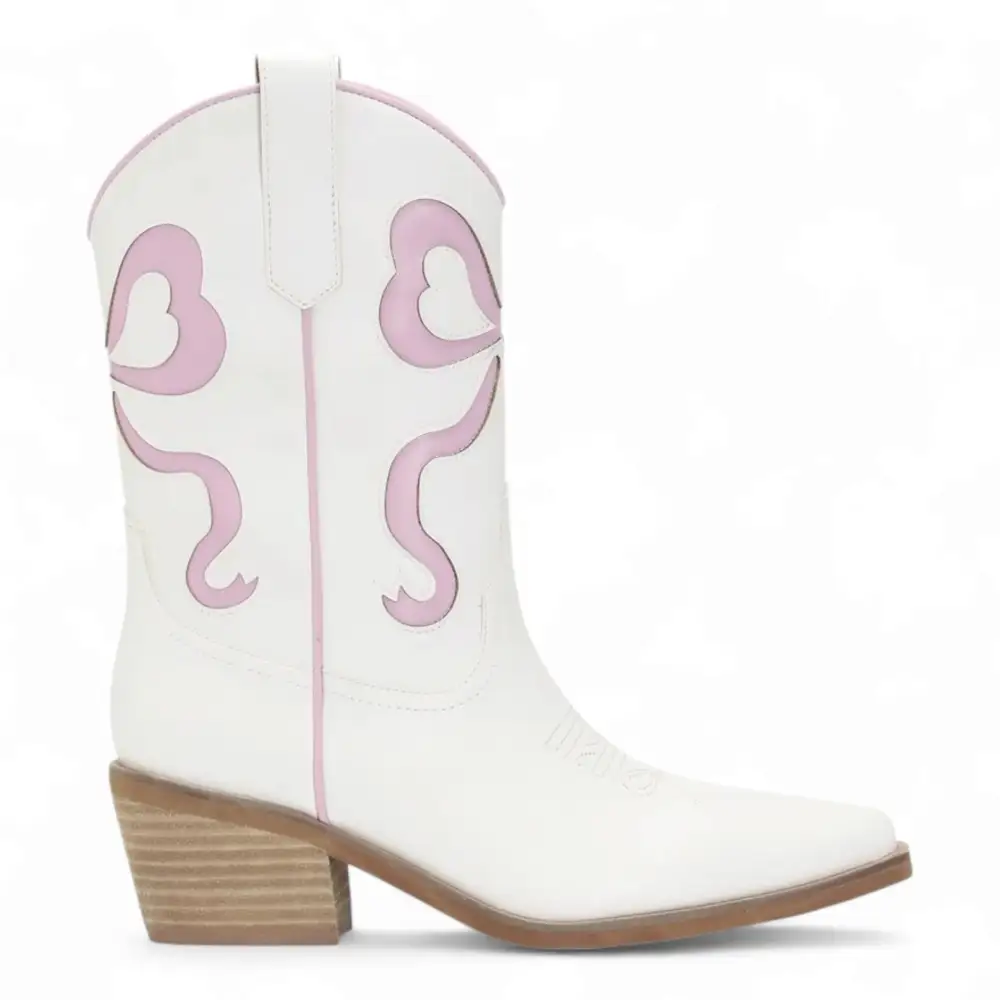 Miriam Bow Ribbon Design Coquette Booties