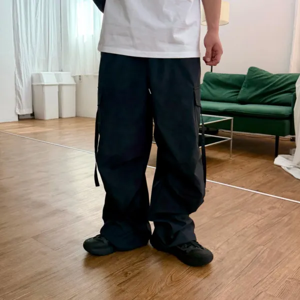 Distressed Relaxed Casual Pants