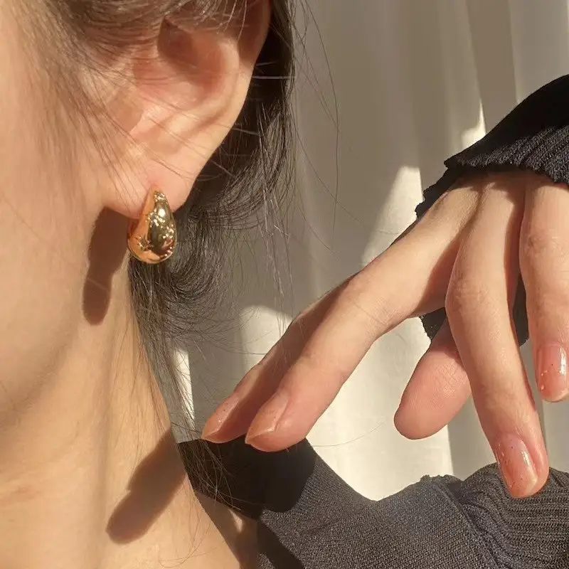 Metal Stud Earrings