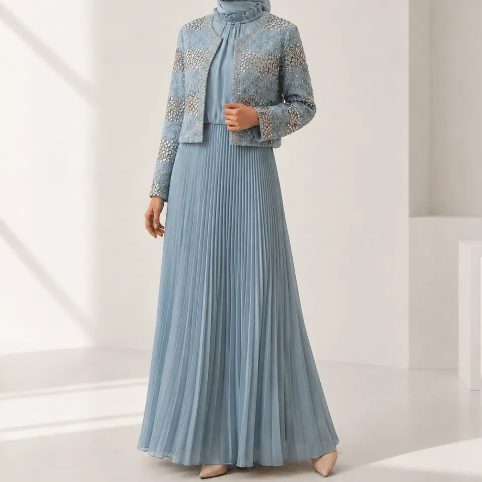 Distinctive Flowing Modest Maxi Dress