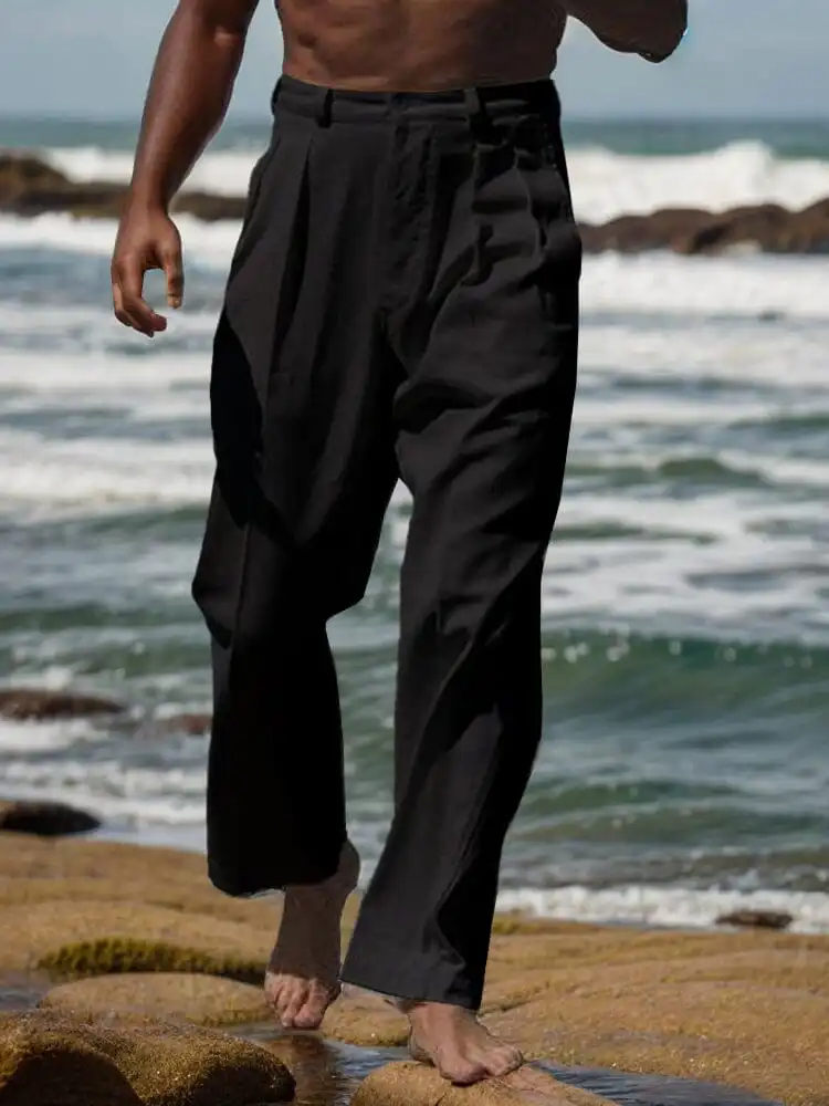 Tailored Straight Leg Pants