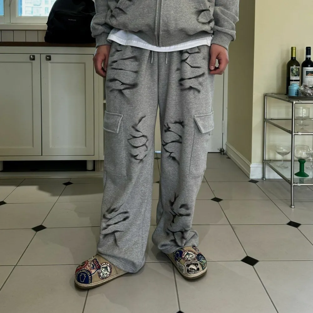 Graphic Cotton Jogger Pants
