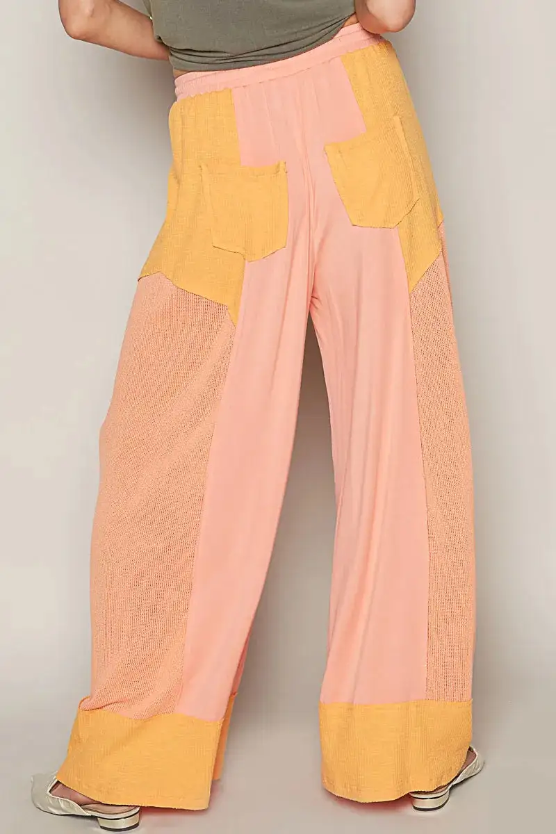 Modern Drawstring Wide Leg Pants