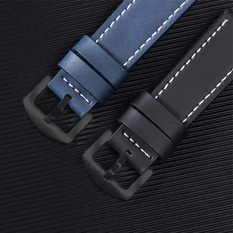 Classic Leather Watch Strap for Smart Watch & Mechanical Watch