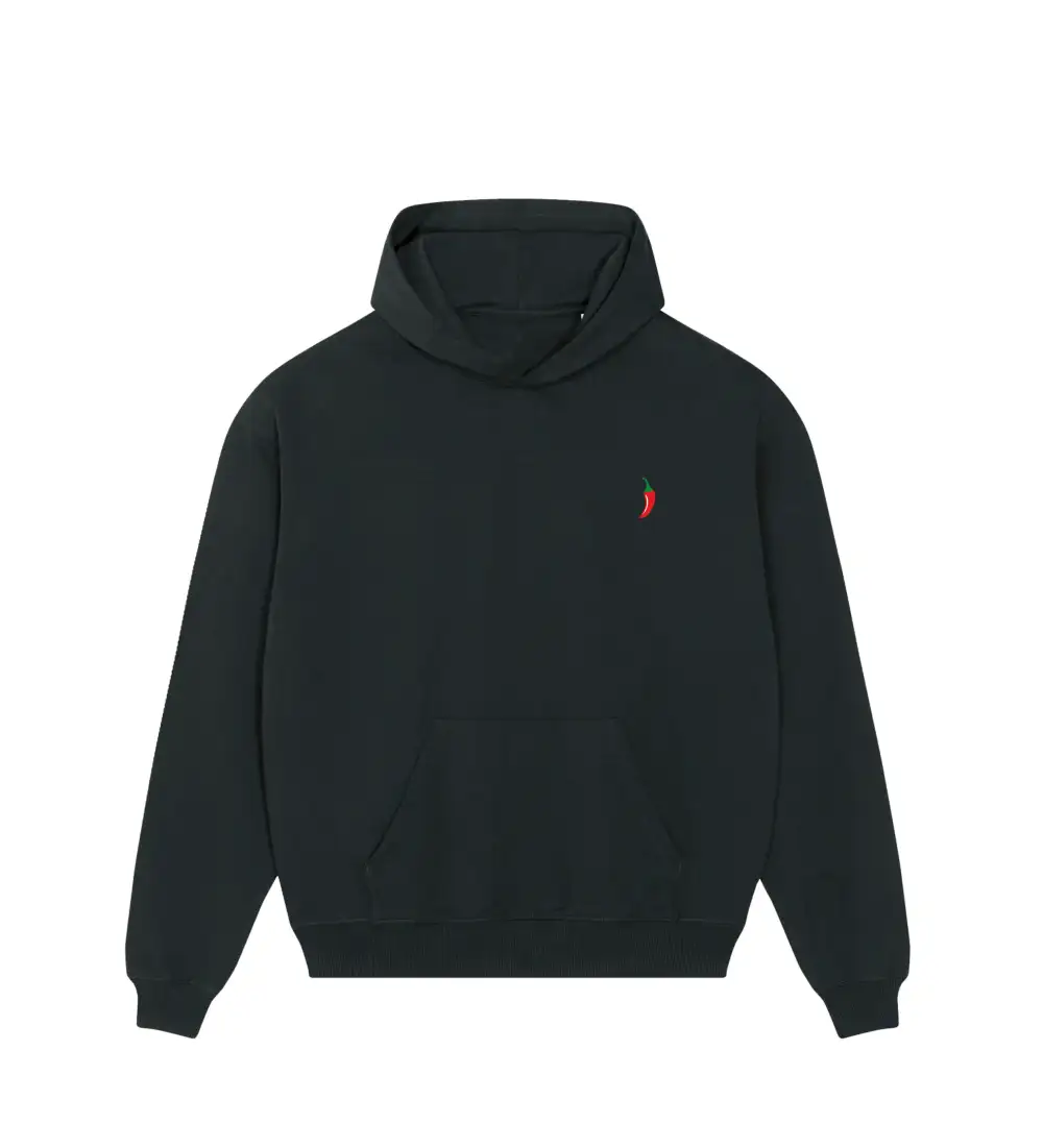 Drawcord Free Dropped Shoulder Unisex Hoodie