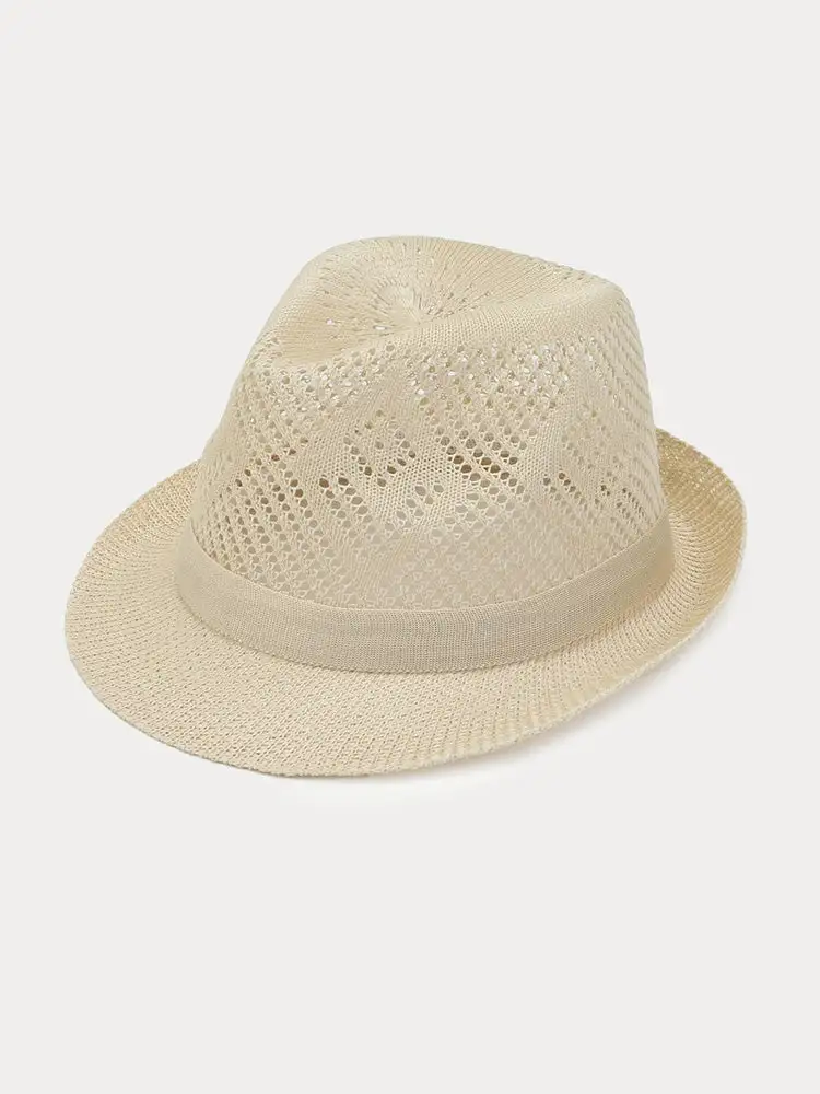 Vintage Upturned Brim Summer Trilby