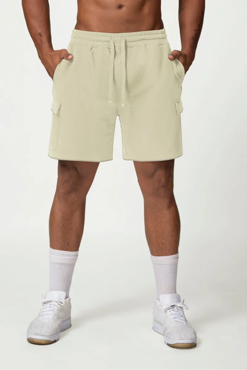 Breathable Drawstring Side Pocket Athletic Shorts