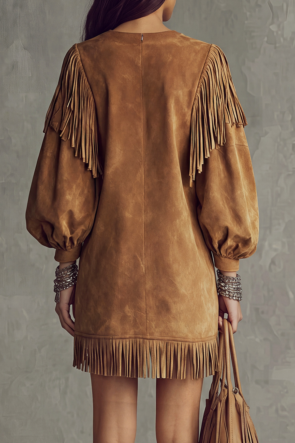 Classic Fringe Mini Dress
