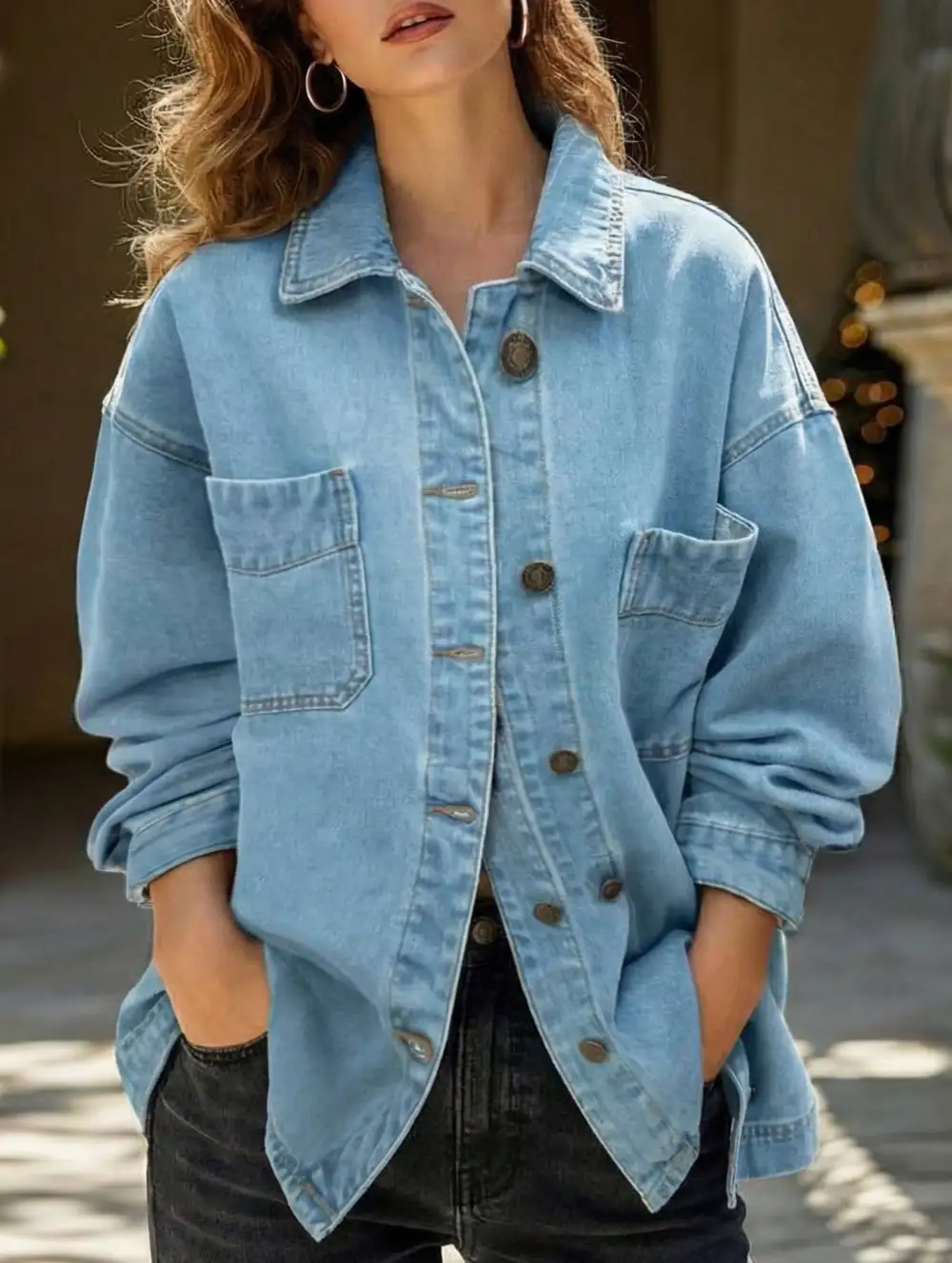 Button Down Denim Shirt