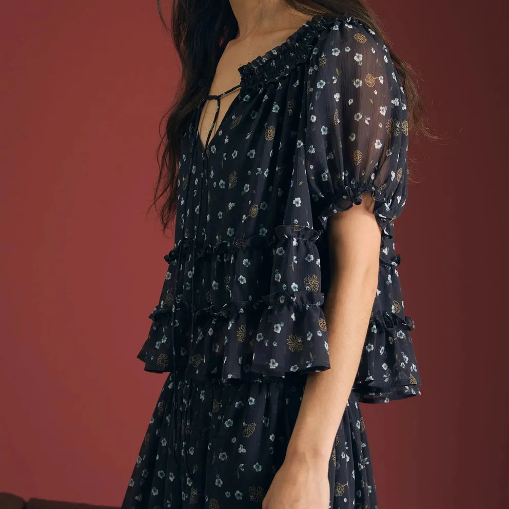 Floral Front Tie Top Sets