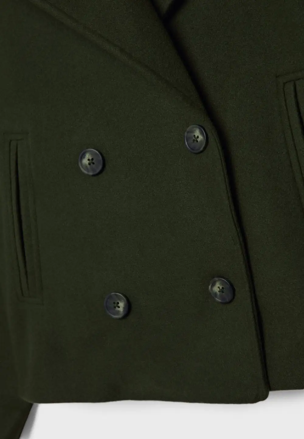  Double Breasted Cropped Jacket
