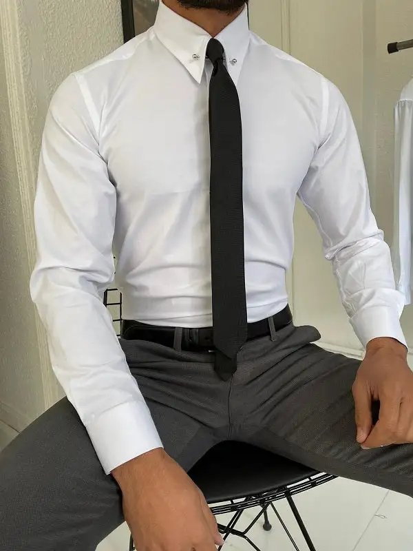 Classic Everyday Slim Fit Cotton Casual Shirt