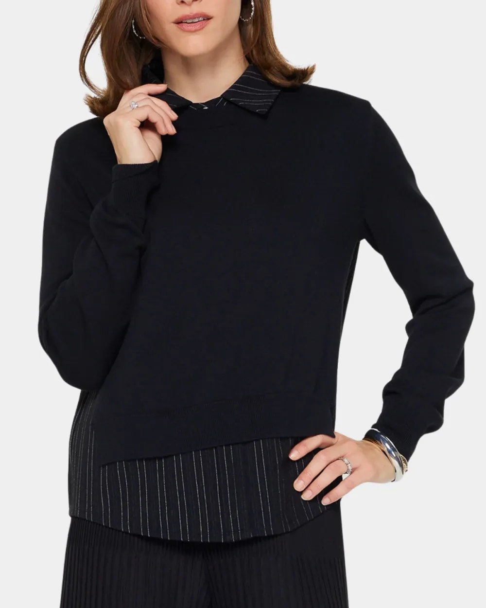 Woven Combo Shirt