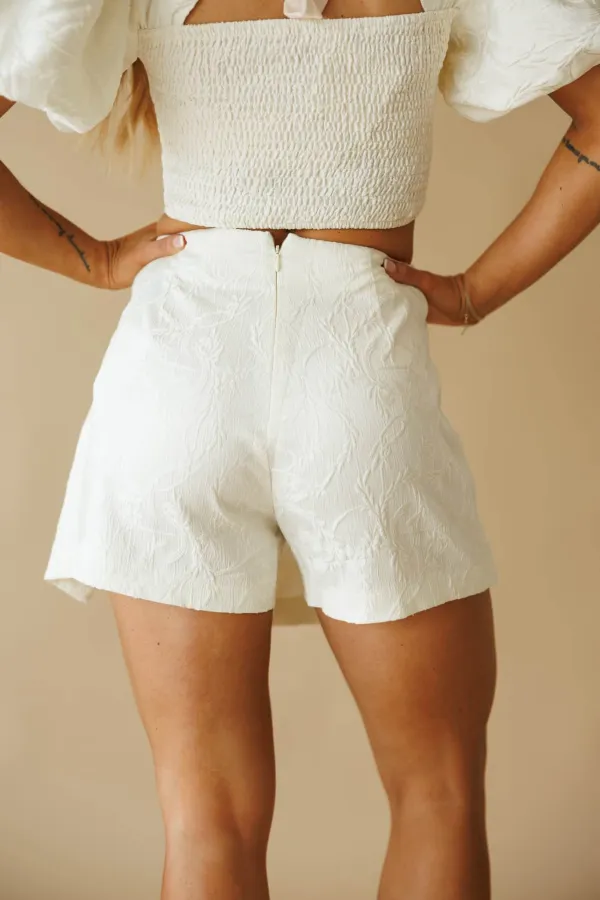 Floral Zipper Closure Mini Skort