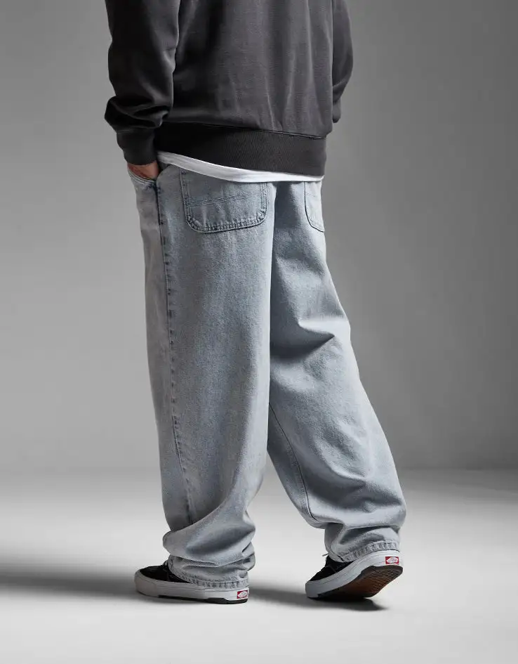 One Wash Super Baggy Reinforced Denim Jeans