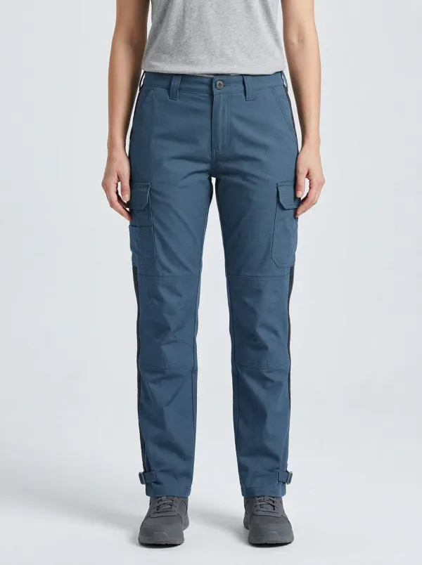 Unisex Outdoor Utility Contrast Striped Printed Tactical Work Pants