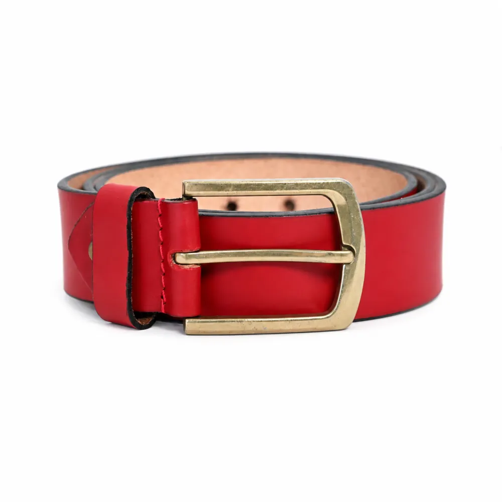 Bold Leather Casual Belt