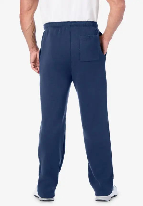 Heavyweight Double Knit Open Bottom Sweatpants
