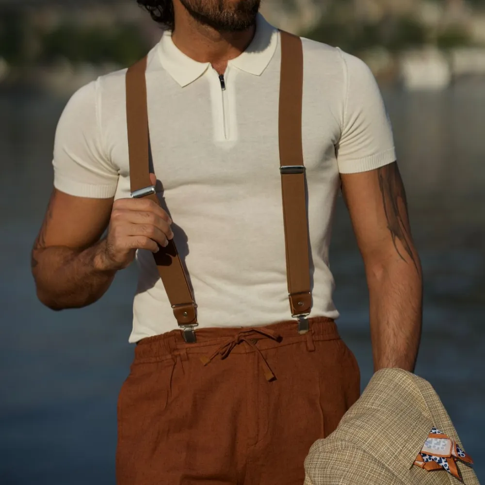 Slim Fit Cotton Zip Detail T-Shirt
