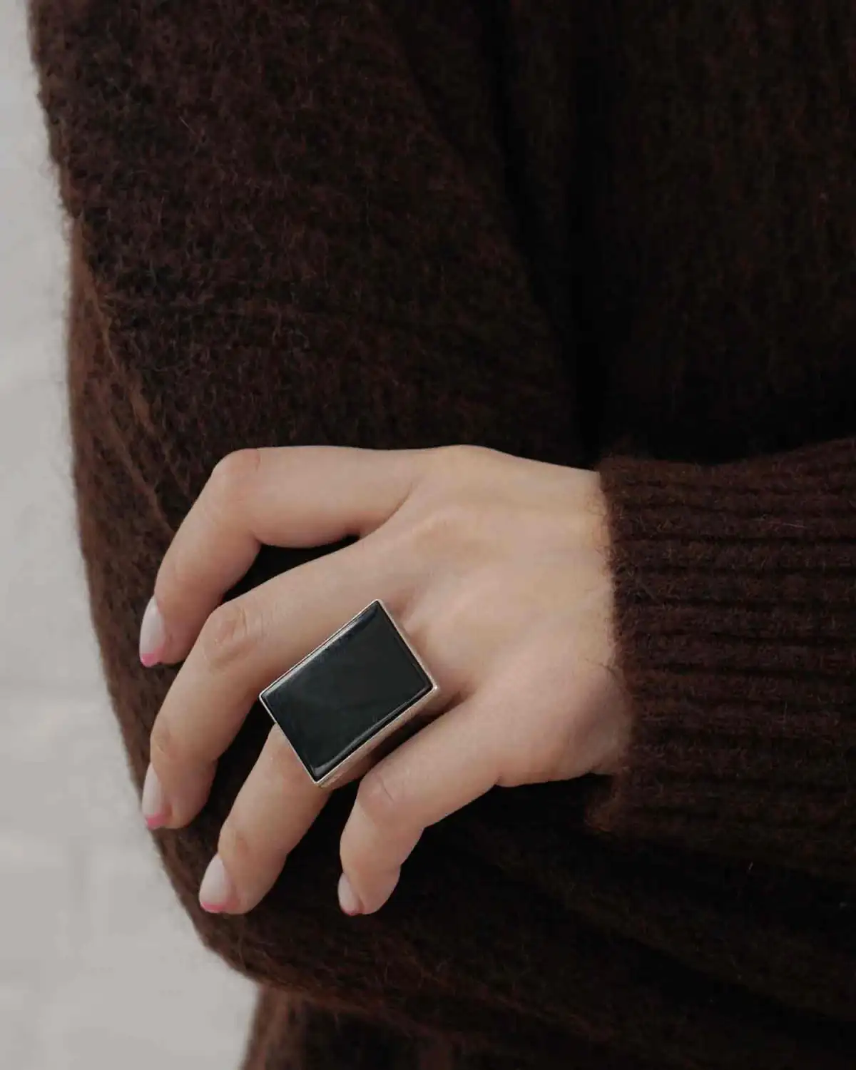Refined Ring with Onyx