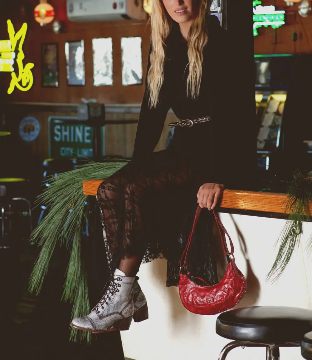 Cap-Toe Side-Zip Lace-Up Boots