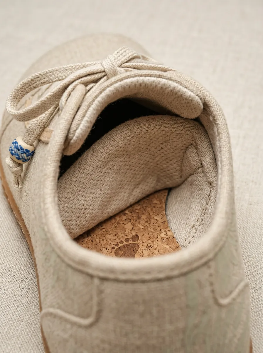 Trail-Inspired Botanical Leaf Silhouette Unisex Barefoot Shoes