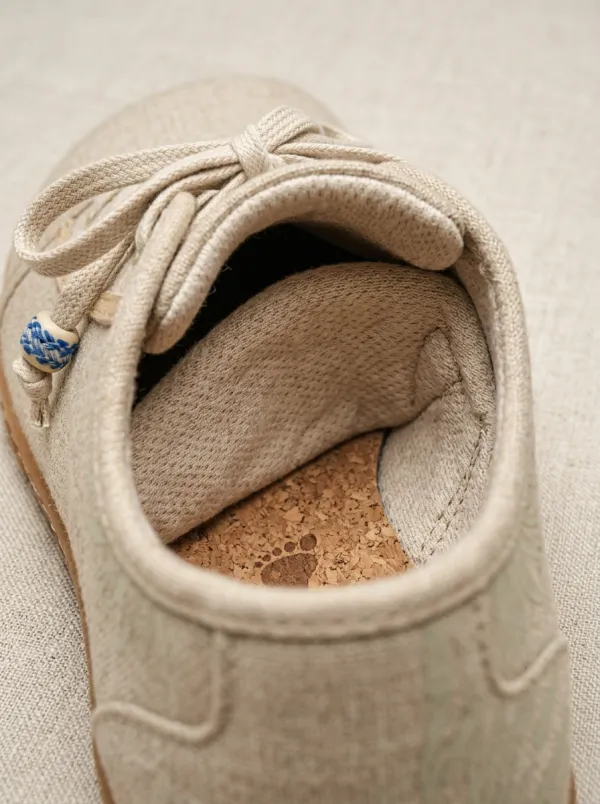 Trail-Inspired Botanical Leaf Silhouette Unisex Barefoot Shoes