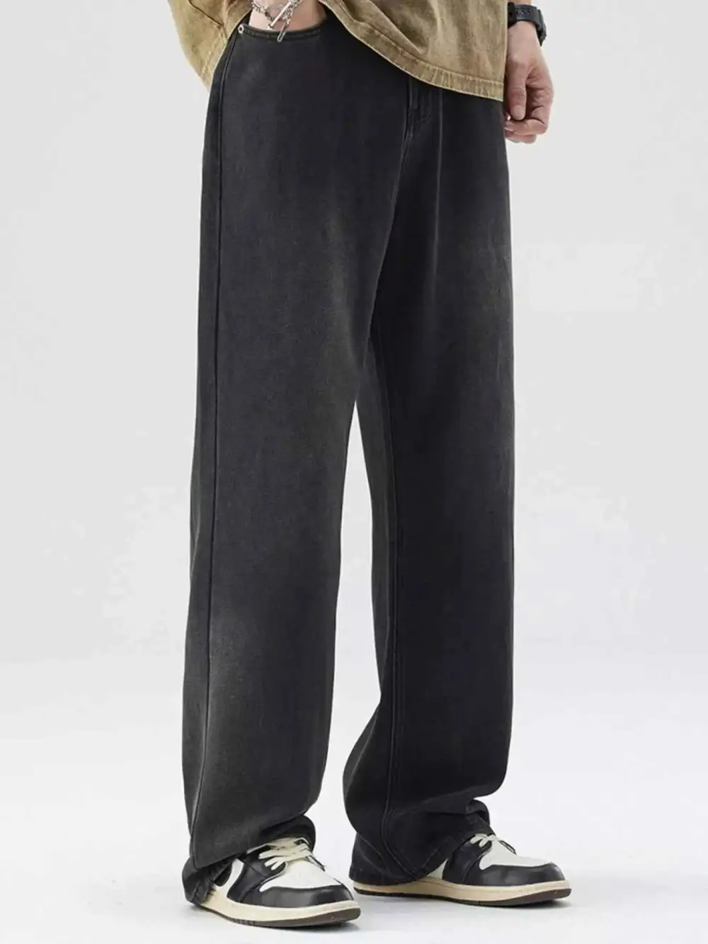 Washed Wide Leg Pants