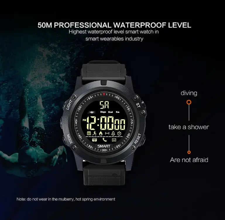 Fitness Tracker Digital Sports Bluetooth Smart Watch