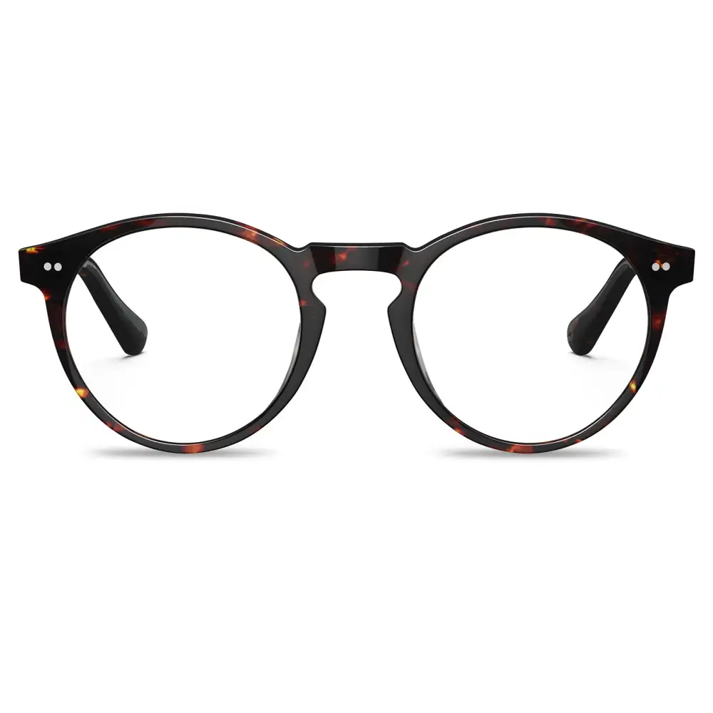 Round Full Rim Acetate Blue Light Eyewear