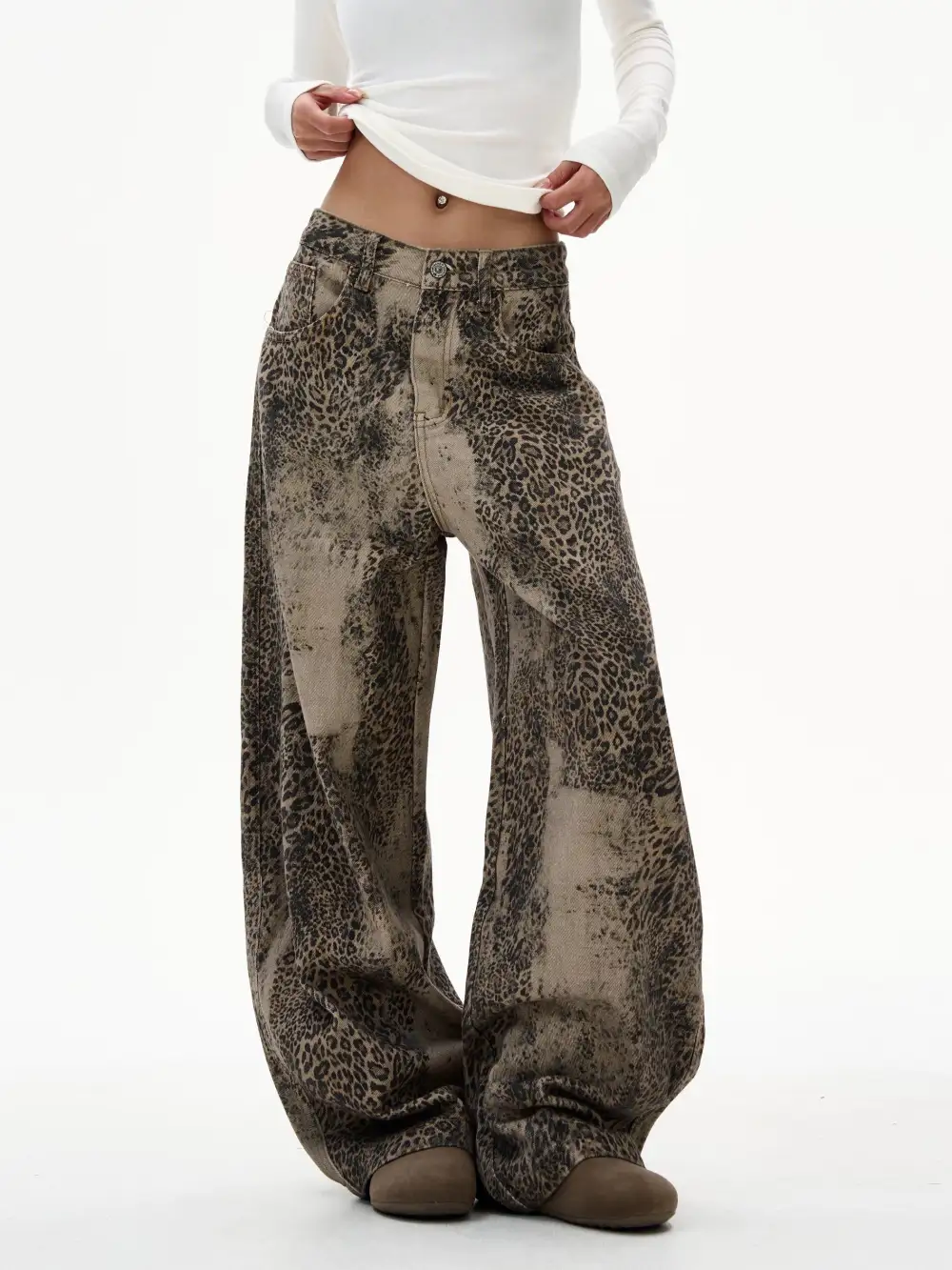 Contemporary Wide-Leg Pants