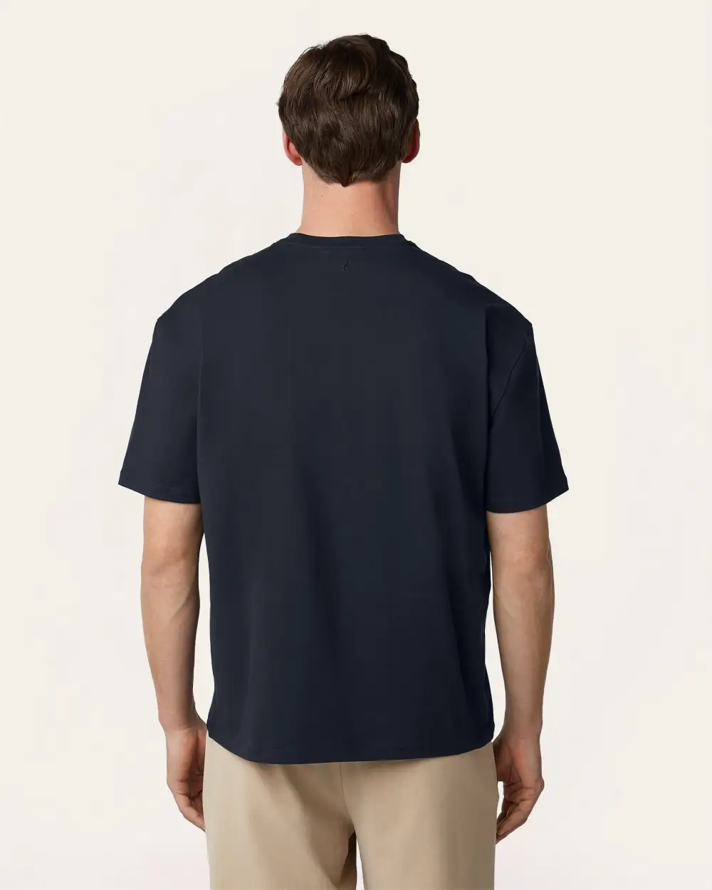 Modern Relaxed Fit Stretch Blend Round Neck T-Shirt
