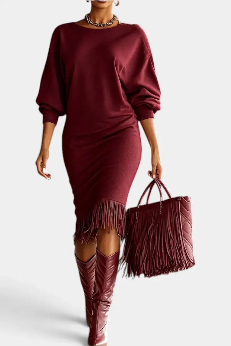 Fitted Midi Dress