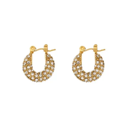 Clean Crystal Fashion Earrings