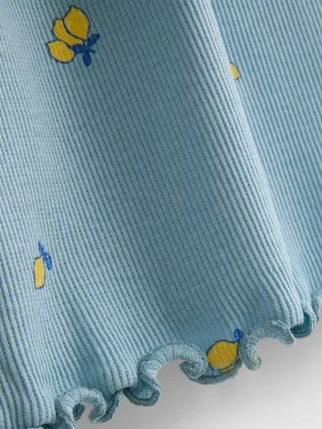 1.5-8yrs | Cotton Rich Ribbed Printed T-Shirt