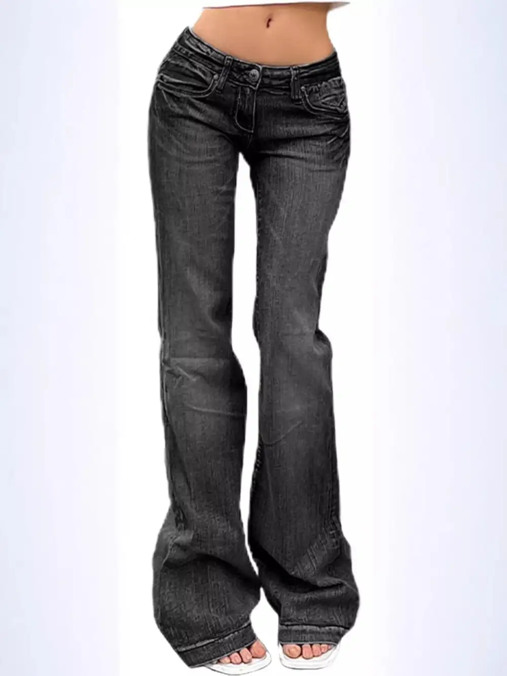 Stretch Soft Flare Denim Jeans