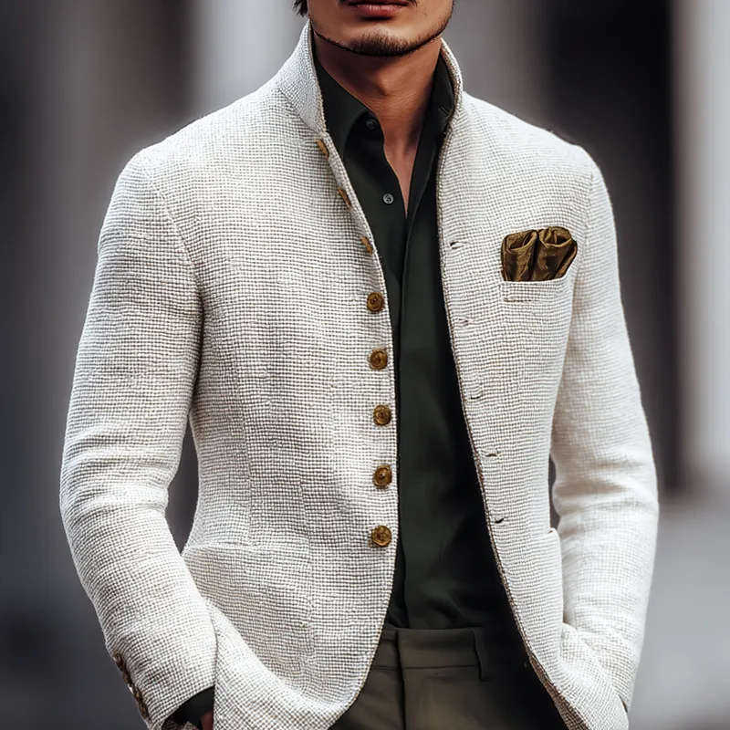 Textured Work Tweed Jacket