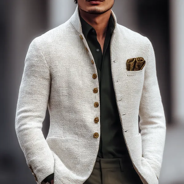 Textured Work Tweed Jacket