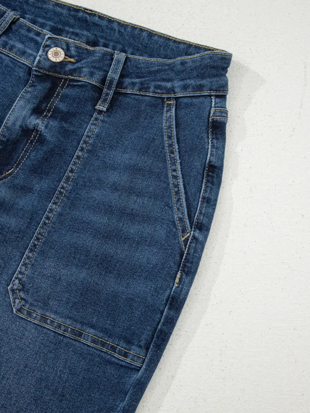 Neat Finish Utility Detail Denim Jeans