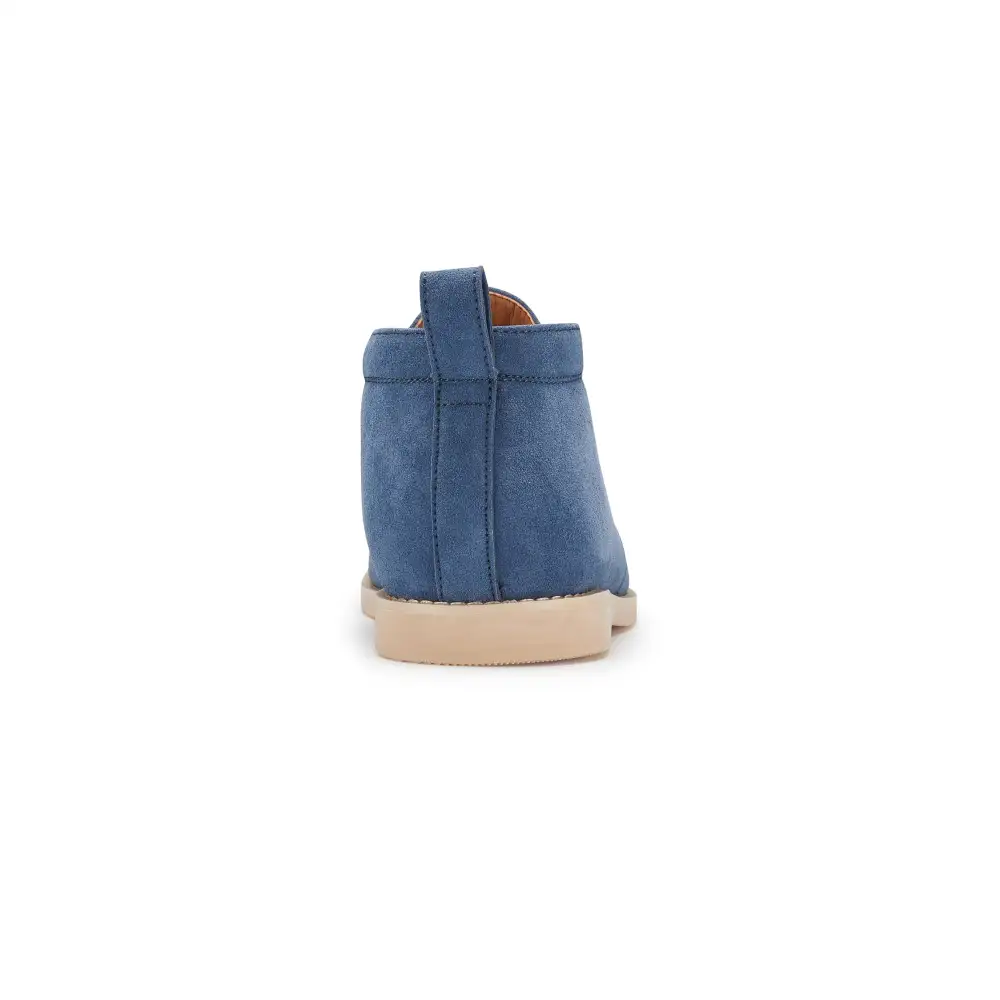 Faux-Suede Suede Faux-Leather Chukka Boots
